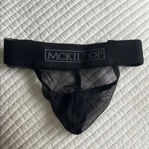 McKillop Black Mesh Jockstrap twink used
